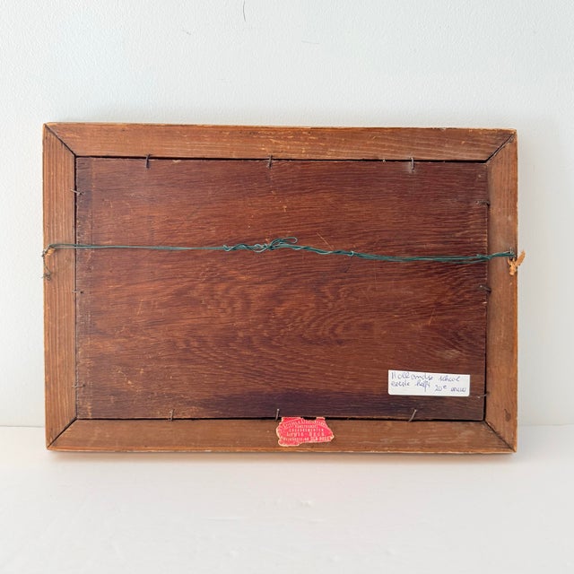 Metal Early 20th-Century Dutch School Coastal Landscape in Period Ornamental Frame For Sale - Image 7 of 11