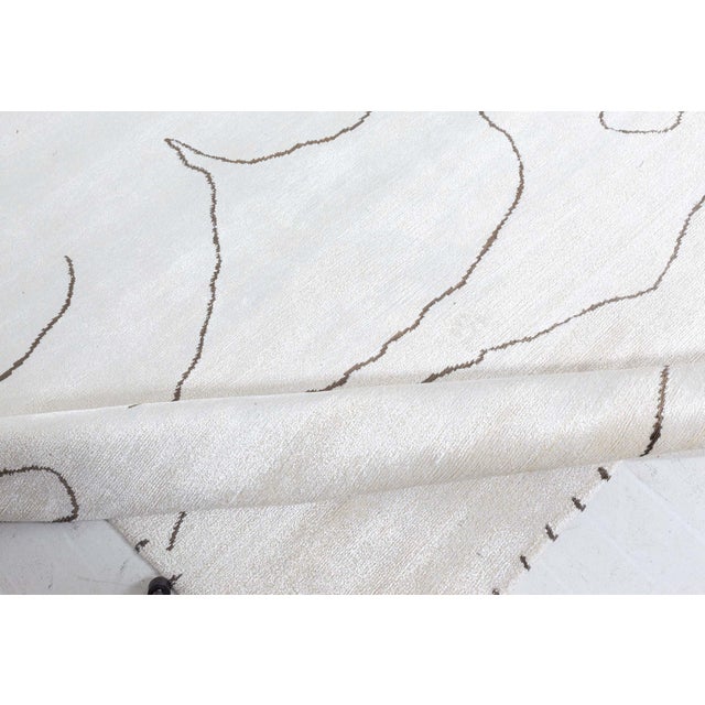Early 21st Century Contemporary Cocteau Hand Knotted Silk Rug by Doris Leslie Blau For Sale - Image 5 of 8