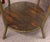 Vintage Rosewood and Brass Finish Table Lamp With a Lower Gallery Shelf For Sale - Image 4 of 4