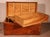 Camphor Wood Marine Chest with Double Locks and Camphor Wood Top, 19th Century For Sale - Image 6 of 16