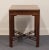 Late 20th Century High End Traditional Chippendale Style Banded Mahogany 27" Accent End Table For Sale - Image 5 of 8