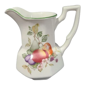 Vintage English Johnson Brothers Regal Hand Painted Fruit Milk Pitcher