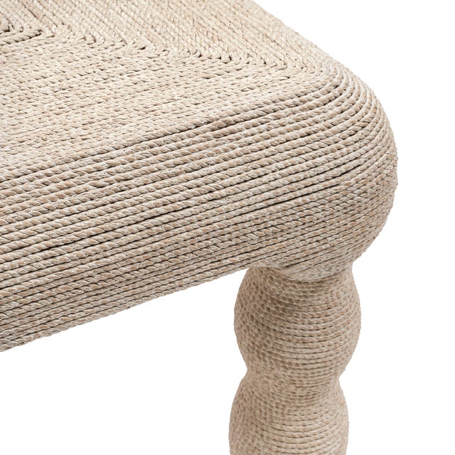 2020s Vicky Natural Woven Seagrass Coffee Table For Sale - Image 5 of 7