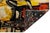 Abstract Neo-Expressionist Basquiat-Style Hand-Knotted Wool Area Rug Avant-Garde Abstract For Sale - Image 3 of 12