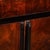 Art Deco Machine Age Waterfall Front Book-Matched Walnut & Black Lacquer Cabinet For Sale - Image 15 of 18