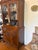 Vintage Federal Style Mahogany China Cabinet / Bookcase For Sale - Image 10 of 15