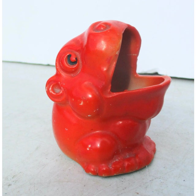 1920s Vintage 1920s' Ceramic Happy Happy Hippo For Sale - Image 5 of 9