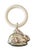 Silver baby rattle hare or rabbit, 1960s A silver baby rattle shaped like a hare, featuring a plastic teething ring. The...