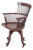 Victorian Desk Chair in Mahogany, 1880s For Sale