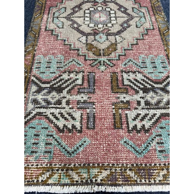 Contemporary Turkish Yastik Rug 1'6" x 3'1" For Sale - Image 3 of 5