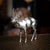 Antique early 20th century german large solid silver statue, beautifully and realistically modelled as a reindeer. During...