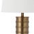 28.5 Inch H Column Table Lamp in Gold - a Pair For Sale - Image 4 of 9