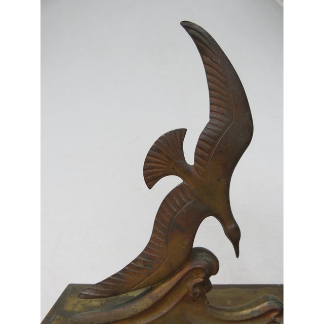 Art Nouveau Seagull Table Lamp For Sale - Image 10 of 17