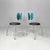 Postmodern Set of Italian Jessica Chairs by Durbino & Lomazzi for Zerodesign, 1990s For Sale - Image 3 of 18