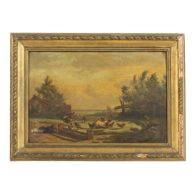 Jean-Baptiste Van Leemputten, Landscape, 19th Century, Oil on Canvas For Sale