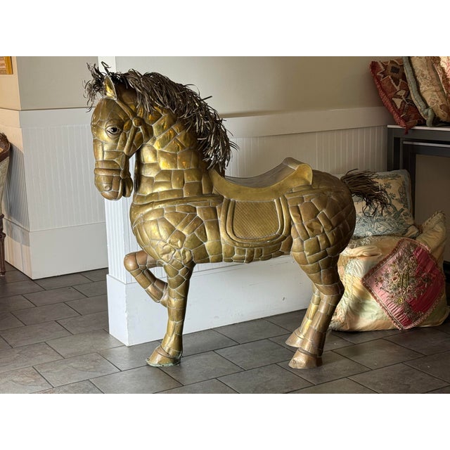 1970s 1970s Monumental Sergio Bustamonte Horse For Sale - Image 5 of 12