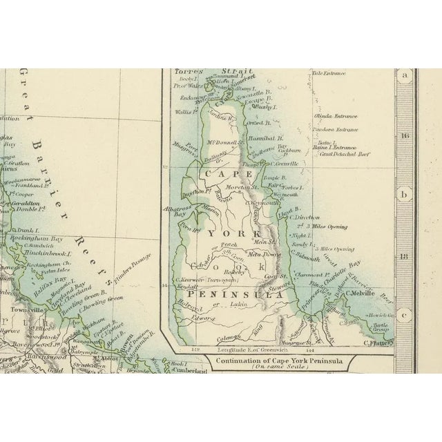 Antique Map of South Australia, 1903 For Sale - Image 4 of 10