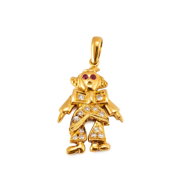 Gender: Ladies Metal Type: 18K Yellow Gold Length: 1.00 inches Width: 16.50 mm Weight: 5.95 grams Handmade 18K yellow gold...