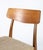 Danish Dining Room Chair in Teak and Light Fabric, 1960s For Sale - Image 4 of 8