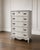 Bring timeless elegance to your home with this beautifully refinished vintage French Provincial chest. Featuring graceful...