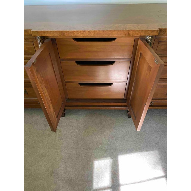 Mid-Century Modern Mid-Century Vintage Triple Dresser by 'Century Furniture' For Sale - Image 3 of 5