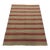 Large Vintage Red and Camel Stripes Turkish Textile Panel For Sale