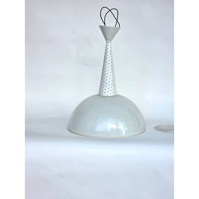 Mid-Century Modern Pendant Lamp by Mathieu Mategot for Holophane, 1960s For Sale - Image 3 of 7