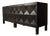 Brutalist Ebonized Sideboard by Jean Batenburg for Mi Belgium, 1960s For Sale