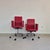 2000 - 2009 Red Leather Office Chair Bulo Pub & Club by Luc Vincent, 2000s For Sale - Image 5 of 14