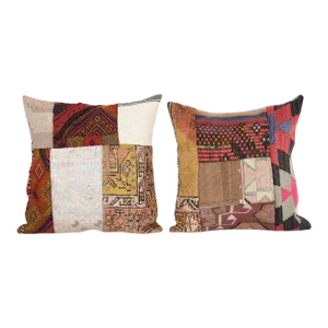 Turkish Kilim Pillow Cover - a Pair