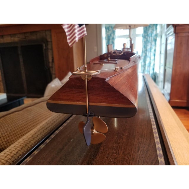 Lannan’s Scale Ship Model of the 1908 Gold Cup Trophy Winner “Dixie Ii” For Sale - Image 15 of 18