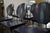 Dakota Jackson Set of 7 Dakota Jackson Memphis Style Vik-Ter Chairs in Eggplant For Sale - Image 4 of 16