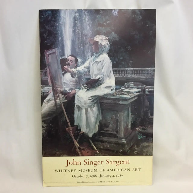Original Poster of John Singer Sargent 1986 For Sale - Image 11 of 12