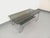 Metal Vintage Italian Rectangular Coffee Table with 2 Tops in Smoked Glass and Chrome Metal, 1970s For Sale - Image 7 of 15