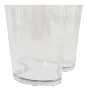 Guzzini Italy Lucite Large Organically Shaped Vase