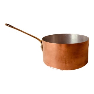 1950s French Copper Sauce Pan For Sale
