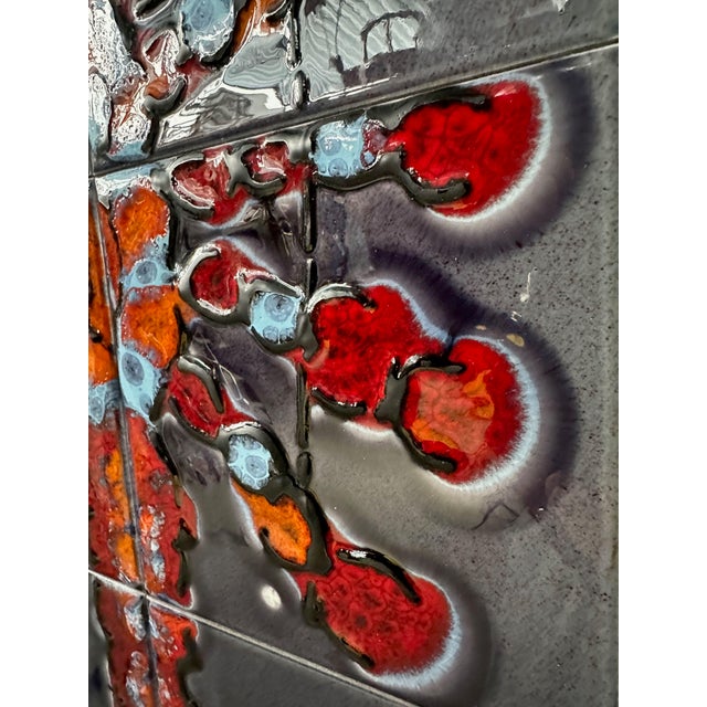 Vintage Ceramic Tile Panel, 1950s For Sale - Image 6 of 10