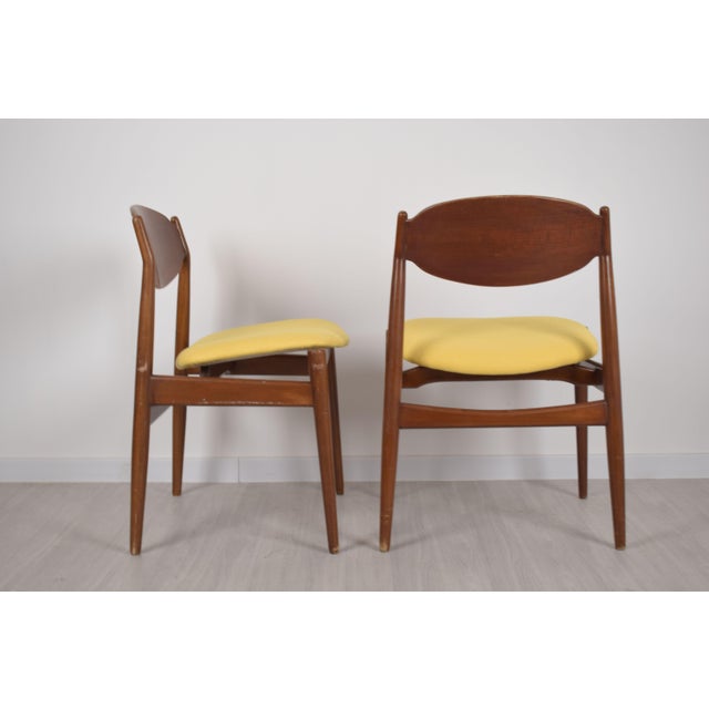 Brown Chairs from Isa, 1960, Set of 2 For Sale - Image 8 of 14