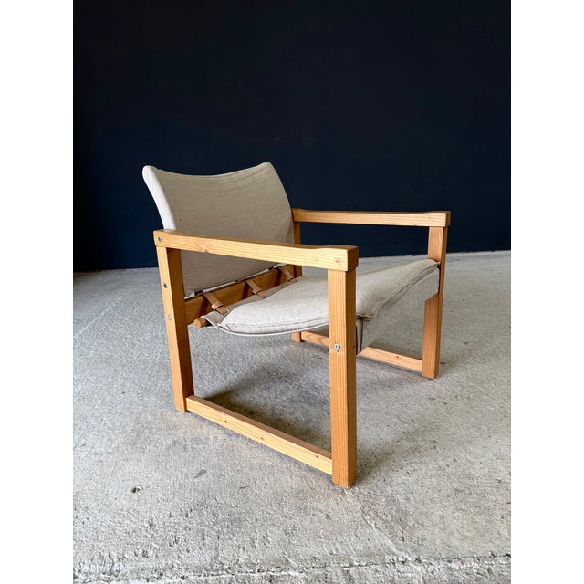 Beige Diana Safari Chair Set by Karin Möbring for Ikea, 1990s, Set of 2 For Sale - Image 8 of 18