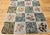 Vintage American Hand Hooked Rug, Block Design, Folk Art Tapestry, 2x3 For Sale In Chicago - Image 6 of 13