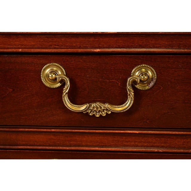 Wood Councill Furniture Georgian Carved Mahogany Buffet Server or Console Table For Sale - Image 7 of 13