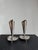 Mid-Century Modern Hans Jensen Danish Modern Calla Lily Silverplate Candlesticks, Pair For Sale - Image 3 of 5
