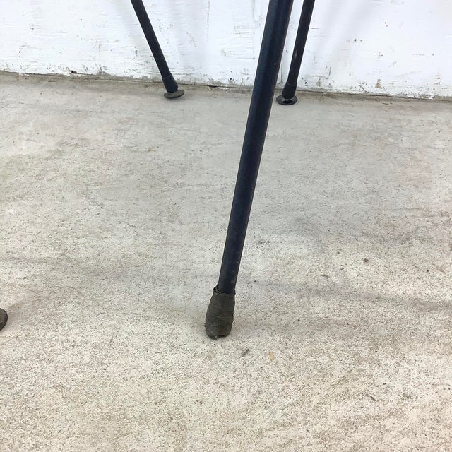 Mid-Century Swivel Barstools- Set of Four For Sale In Philadelphia - Image 6 of 7