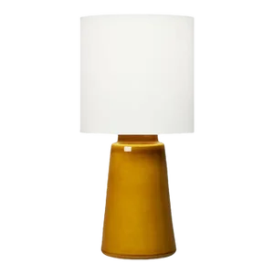 Barbara Barry by Visual Comfort Studio Vessel Medium Table Lamp in Olive