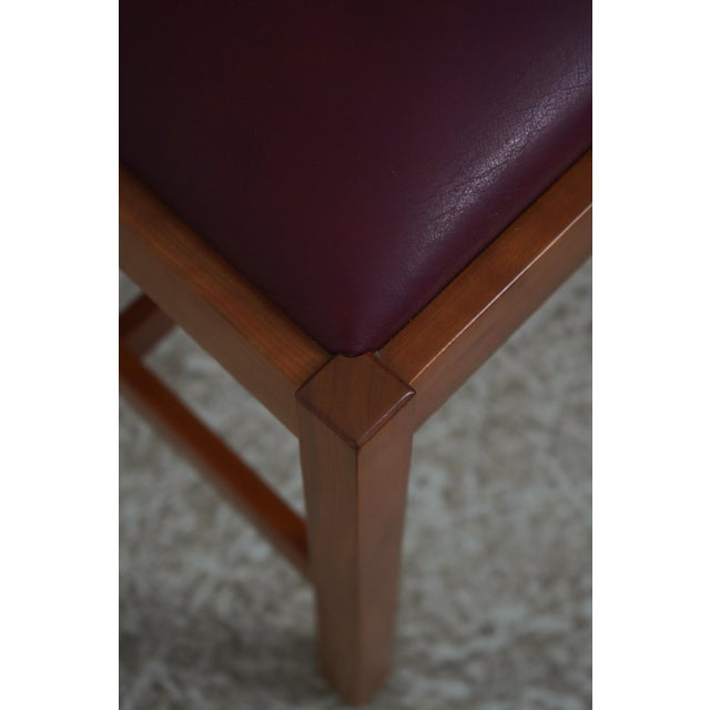 Set of 6 Stickley Cherry Mission Dining Chairs For Sale - Image 14 of 18