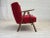Danish 2-Seater Sofa in Red Fabric with Beech Legs and Armrests, 1960s For Sale - Image 9 of 17