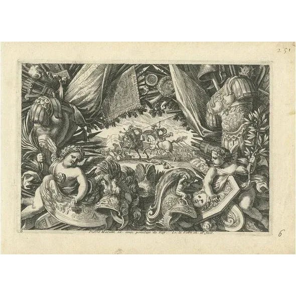 Lepautre, A Trophy of Arms, 1650, Print For Sale - Image 5 of 5