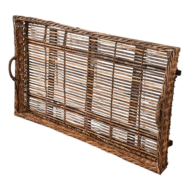 French 19th Century Harvest Drying Basket For Sale