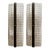 Contemporary Diamanted Rectangular Murano Glass Brunish Wall Sconces - Set of Two For Sale