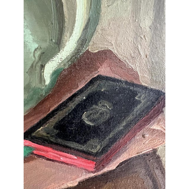 Stéphanie Caroline Guerzoni, Bouquet au Pichet, Oil on Canvas For Sale - Image 5 of 10